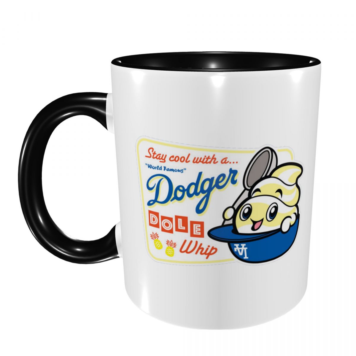 Coffee Tea World - Tazza Divertente in Ceramica Dodger Dole