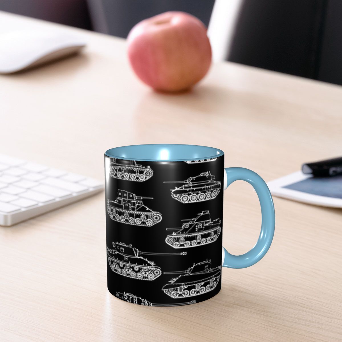 Coffee Tea World - Tazza con Carri Armati USA della