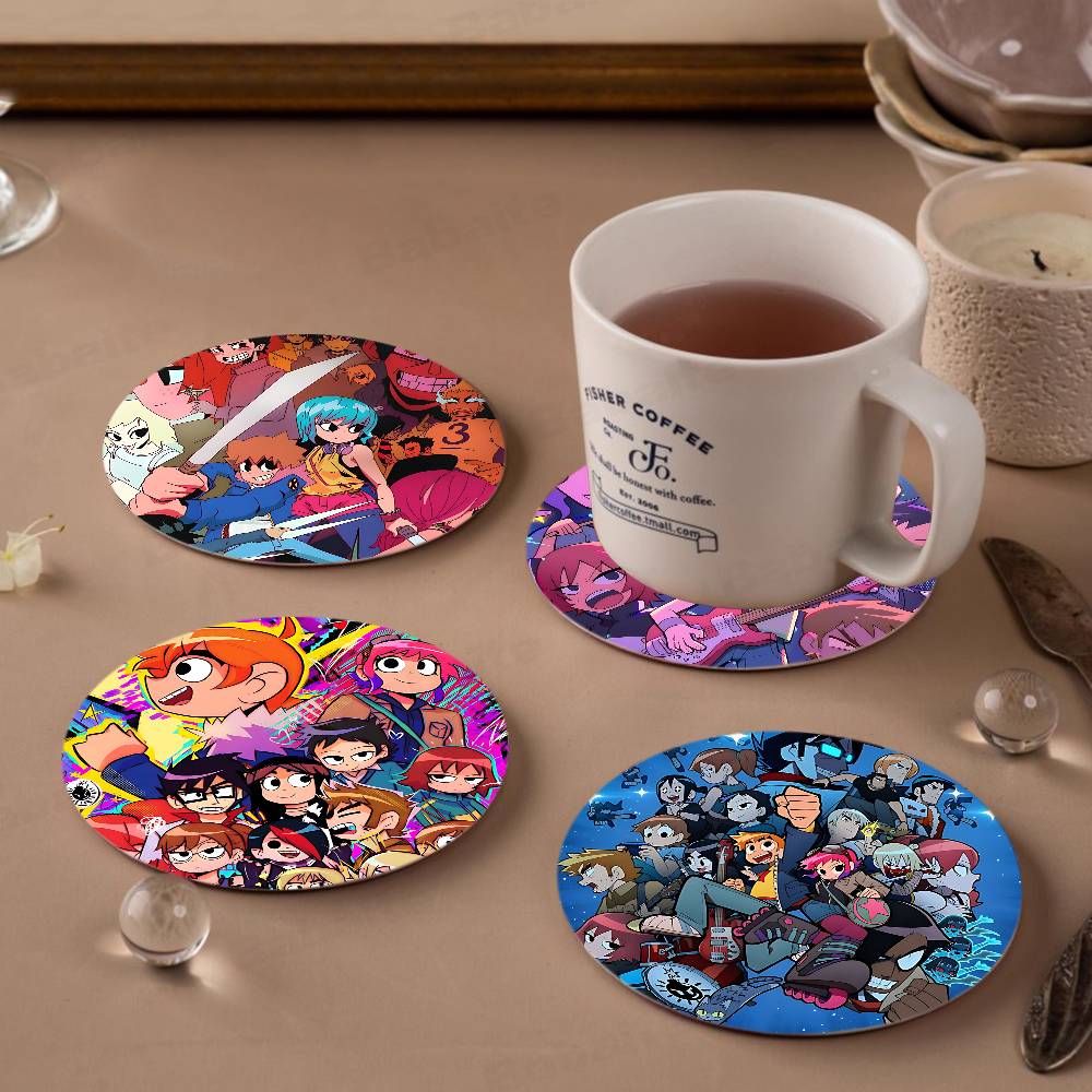 Coffee Vs Tea - Set di sottobicchieri in legno S-Scott