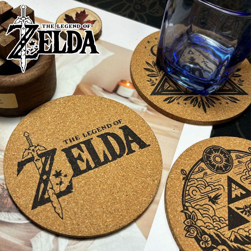 Coffee Tea Holders - Zelda Sottobicchiere Cartoon Anime Tappetino rotondo