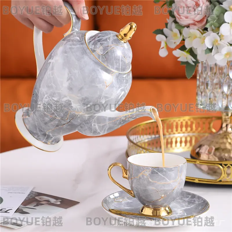 Set di Tazze e Piattini in Por - Coffee Tea Gift recensione e prezzo
