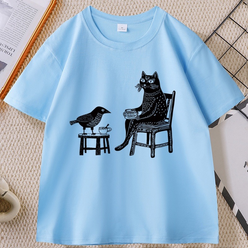 T-shirt grafica da donna con s - Coffee Tea Drawing recensione e prezzo