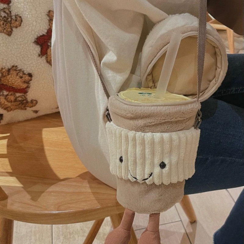 Borsa a tracolla in peluche ca - Coffee Tea Holders recensione e prezzo