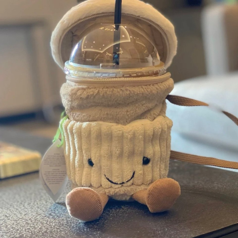 Borsa a tracolla in peluche ca - Coffee Tea Holders recensione e prezzo